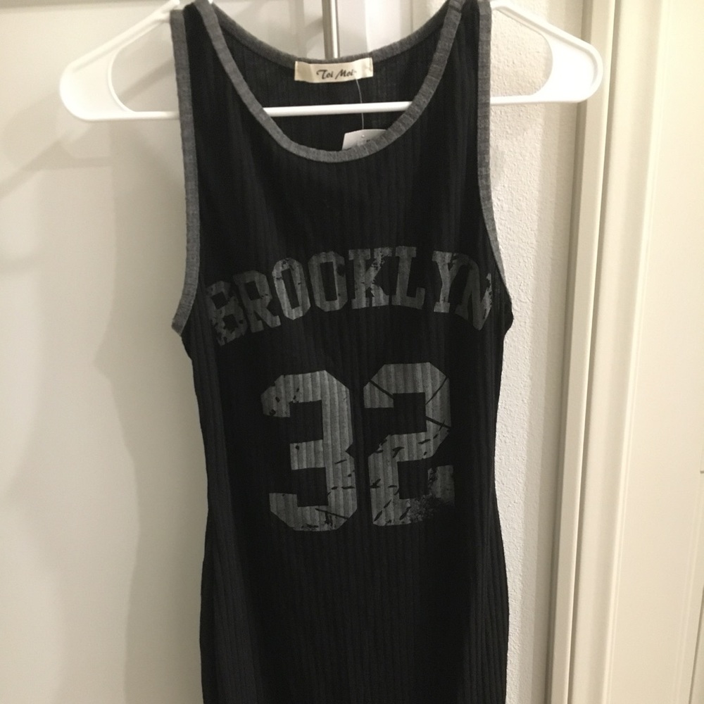 Ribbed Tank Dress